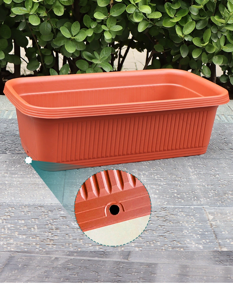 High Quality Thickened Balcony Planting Pot Square Plastic Flower Pot Vegetable Planter Box Household