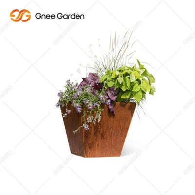 Garden Metal Corten Steel Flower Boxes